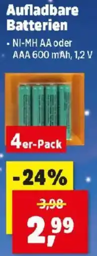 Thomas Philipps Aufladbare Batterien Angebot