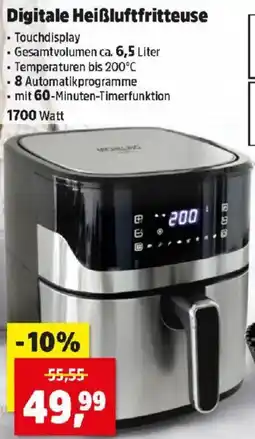 Thomas Philipps Digitale Heißluftfritteuse Angebot