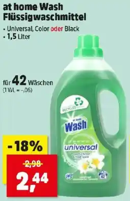 Thomas Philipps at home Wash Flüssigwaschmittel Angebot