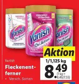 Lidl Vanish Fleckenentferner Angebot