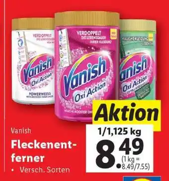 Lidl Vanish Fleckenentferner Angebot
