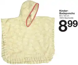 Zeeman Kinder- Badeponcho Angebot