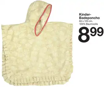 Zeeman Kinder- Badeponcho Angebot