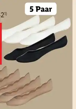 Lidl Esmara Damen Füßlinge Angebot