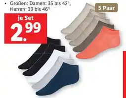 Lidl Esmara Damen Sneakersocken Angebot