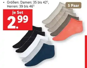 Lidl Esmara Damen Sneakersocken Angebot