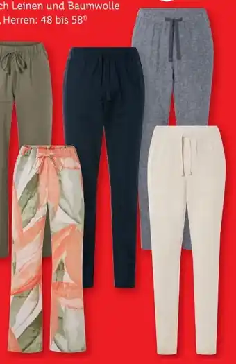 Lidl Livergy Herren Leinen-Hose Angebot