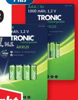 Lidl Tronic Wiederaufladbare Akkus Angebot
