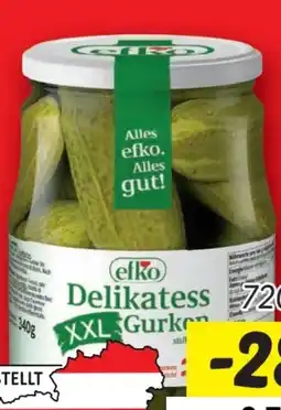 Lidl Efko Delikatess Gurken Angebot