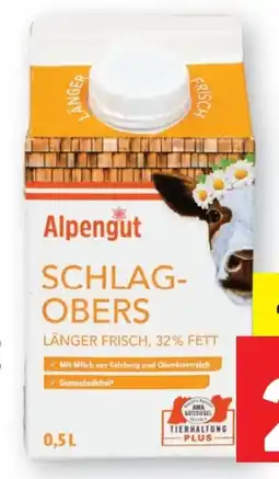 Lidl Alpengut Schlagobers Angebot