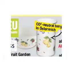 Maximarkt Krug Fruit Garden oder Obst und Salatschüssel Fruit Garden Maximarkt Angebot