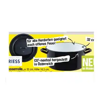 Maximarkt Kasserrolle oder Deckel Schwarzemaille Maximarkt Angebot