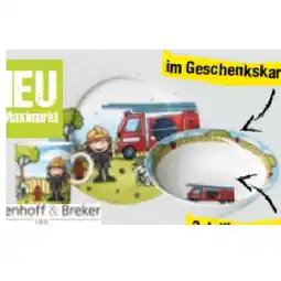 Maximarkt Porzellan-Kinderset Feuerwehrman Maximarkt Angebot