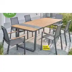 Maximarkt Alu-Tischgruppe Versaille 7-teiliges Maximarkt Angebot