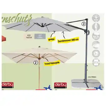 Maximarkt Alu-Pendelschirm Ravenna Smart maxi.preisjoker Maximarkt Angebot