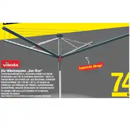 Maximarkt Alu-Wäschespinne „Sun-Rise“ Maximarkt Angebot