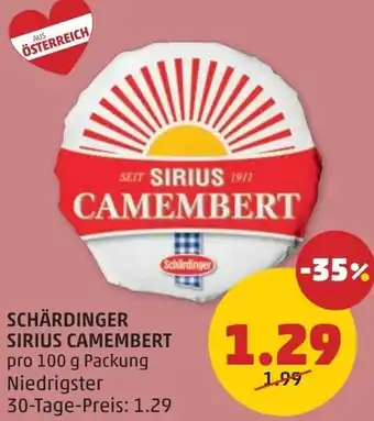 PENNY Sirius camembert Angebot