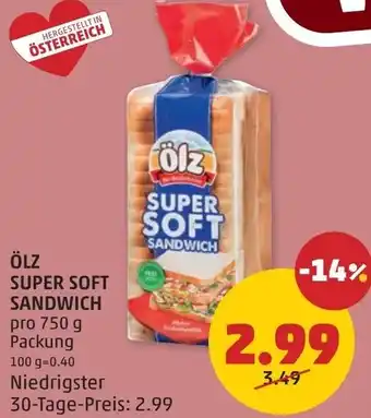 PENNY Super soft sandwich Angebot