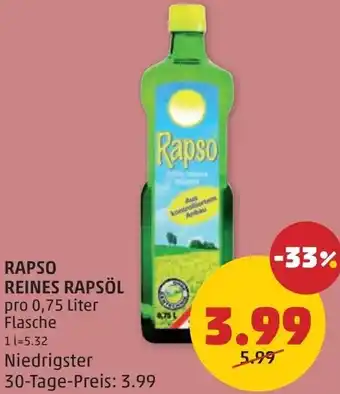PENNY Reines rapsöl Angebot