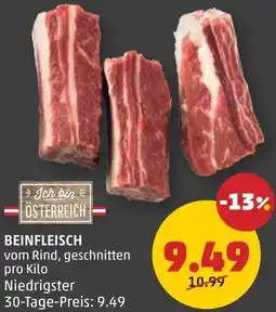PENNY Beinfleisch Angebot