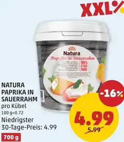 PENNY Paprika in Sauerrahm Angebot