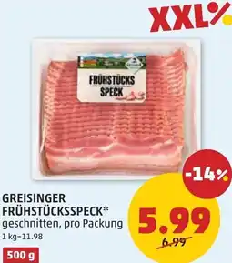 PENNY Frühstücksspeck Angebot