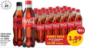 PENNY Coca-cola original od. zero Angebot