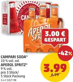 PENNY Campari soda od. aperol spritz Angebot