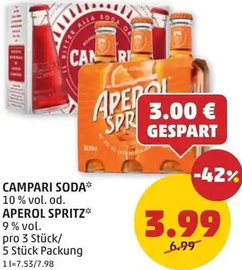PENNY Campari soda od. aperol spritz Angebot