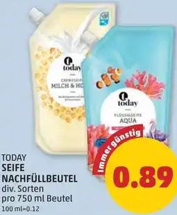 PENNY Seife nachfüllbeutel Angebot