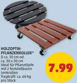 PENNY Holzoptik- pflanzenroller Angebot