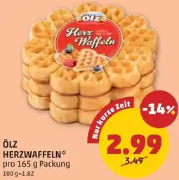 PENNY Herzwaffeln Angebot