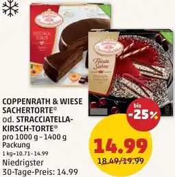 PENNY Sachertorte od. stracciatella- kirsch-torte Angebot