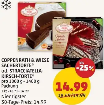 PENNY Sachertorte od. stracciatella- kirsch-torte Angebot
