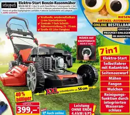 Norma Elektro-Start Benzin-Rasenmäher Angebot