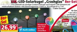 Norma LED-Solarkugel Crashglas Angebot