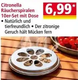 Norma Citronella Räucherspiralen Angebot