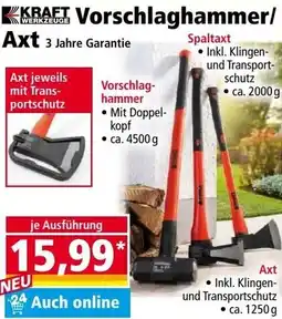 Norma Vorschlaghammer/ Axt Angebot