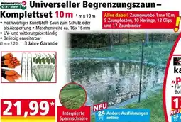 Norma Universeller Begrenzungszaun- Komplettset Angebot