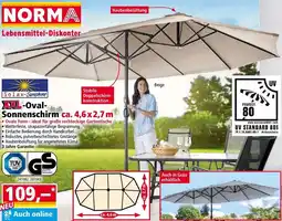 Norma Oval- Sonnenschirm Angebot