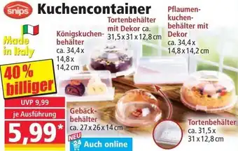 Norma Kuchencontainer Angebot