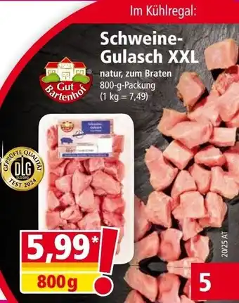Norma Schweine- Gulasch Angebot