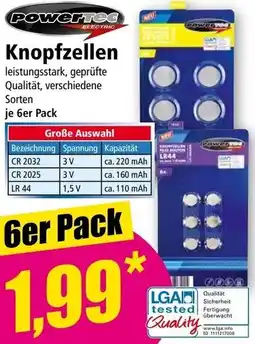 Norma Knopfzellen Angebot