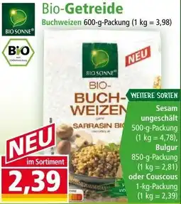 Norma Bio-Getreide Angebot
