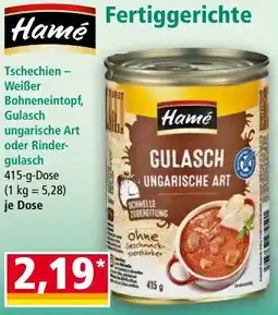 Norma Fertiggerichte Angebot