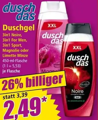 Norma Duschgel Angebot
