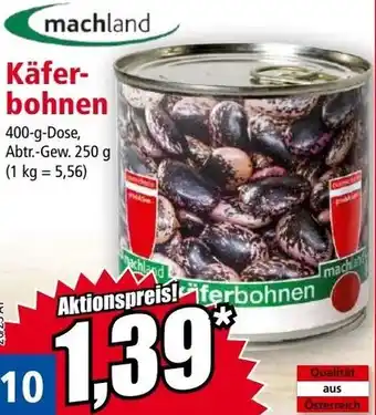 Norma Käfer- bohnen Angebot