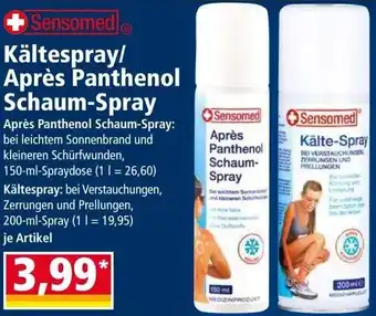 Norma Kältespray/ Après Panthenol Schaum-Spray Angebot