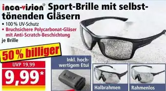 Norma Sport-Brille mit selbst- tönenden Gläsern Angebot