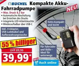 Norma Kompakte Akku- Fahrradpumpe Angebot